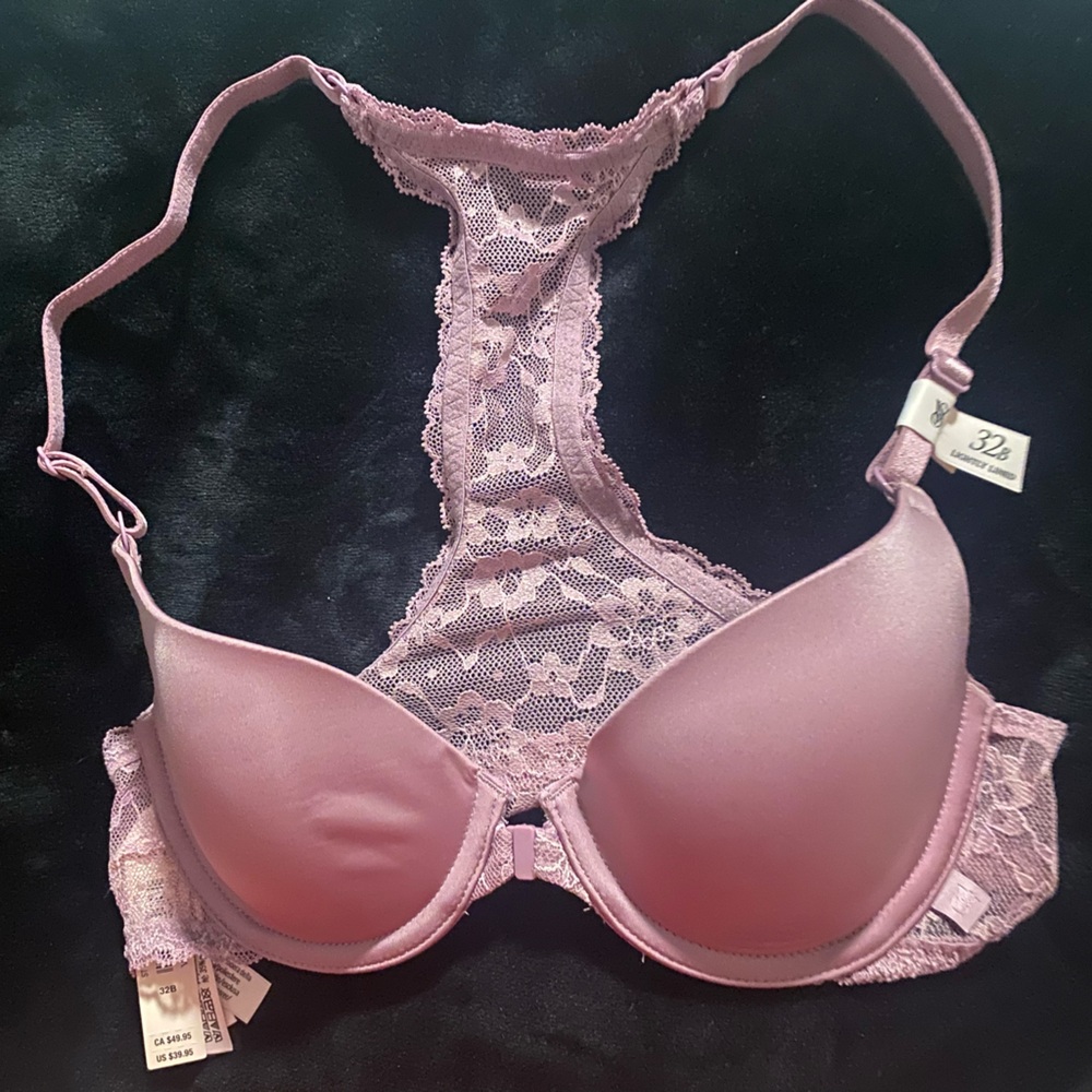 Victoria's Secret Purple Lace Push-Up Bra